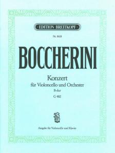 BOCCHERINI - KONZERT FÜR VIOLONCELLO UND ORCHESTER G 482, AUSG. FÜR VLC UND KLAVIER