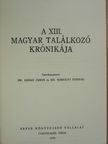 Dr. Somogyi Ferenc - A XIII. Magyar Találkozó krónikája [antikvár]