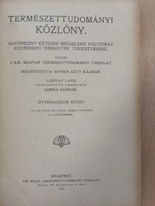 Aujeszky Aladár - Természettudományi Közlöny 1919. január-december/Pótfüzetek a Természettudományi Közlönyhöz 1919. január-december [antikvár]