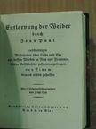 Jean Paul - Entlarvung der Weiber durch Jean Paul (gótbetűs) [antikvár]