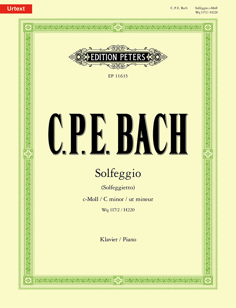 BACH, C.PH.E. - SOLFEGGIO (SOLFEGGIETTO) c-MOLL Wq 117/2/ H 220