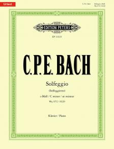 BACH, C.PH.E. - SOLFEGGIO (SOLFEGGIETTO) c-MOLL Wq 117/2/ H 220