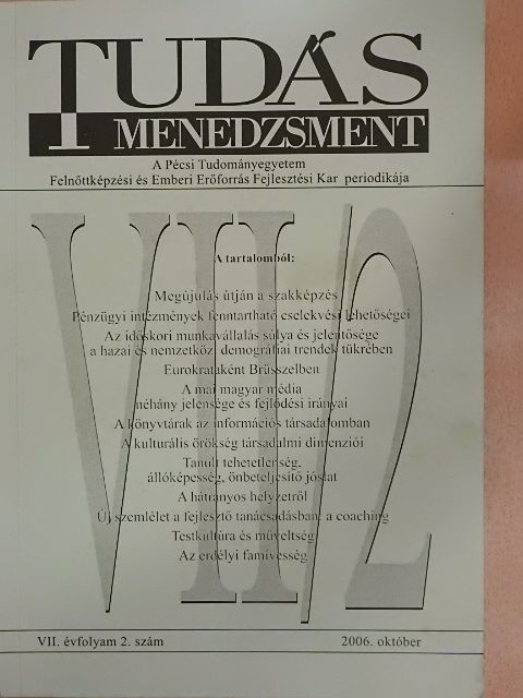 Agárdi Péter - Tudásmenedzsment 2006. október [antikvár]
