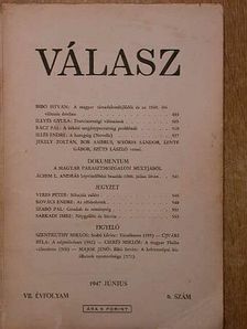 Bibó István - Válasz 1947. június [antikvár]