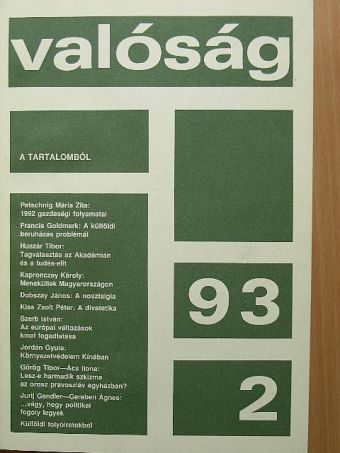 Ács Ilona - Valóság 1993. február [antikvár]