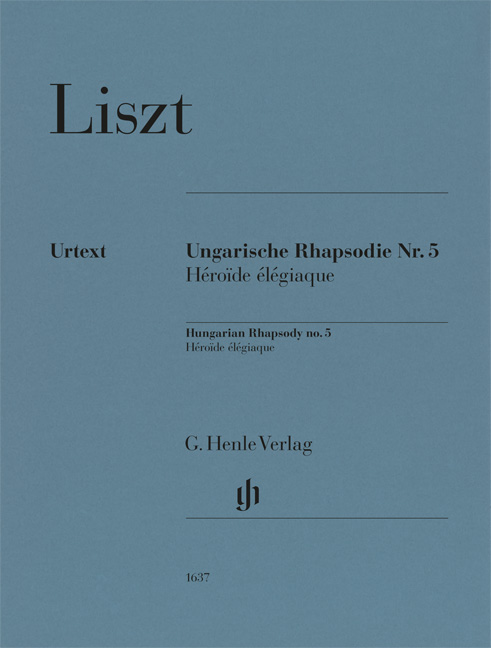Liszt Ferenc - UNGARISCHE RHAPSODIE NR. 5 - HEROIDE ELEGIAQUE