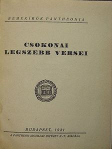 Csokonai Vitéz Mihály - Csokonai legszebb versei [antikvár]