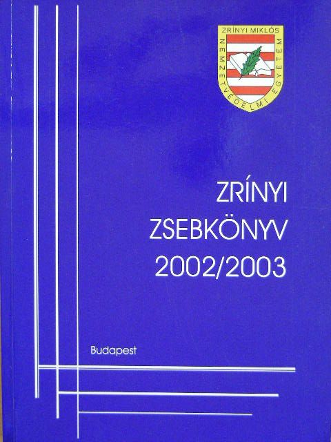 Zrínyi zsebkönyv 2002/2003. [antikvár]
