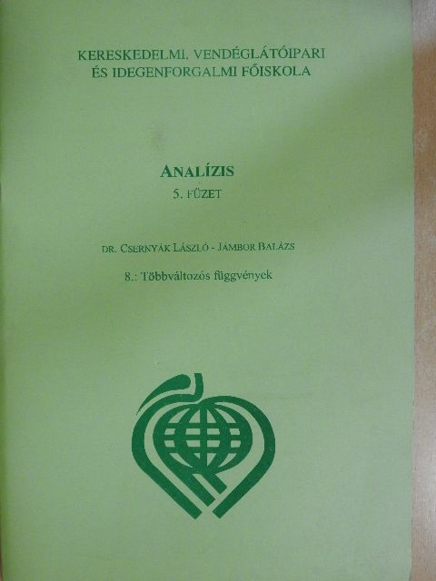 Dr. Csernyák László - Analízis 5/8. [antikvár]