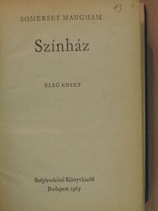 Somerset Maugham - Színház I-II. [antikvár]