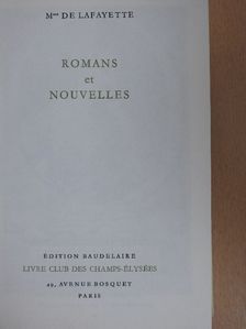Madame De Lafayette - Romans et Nouvelles [antikvár]