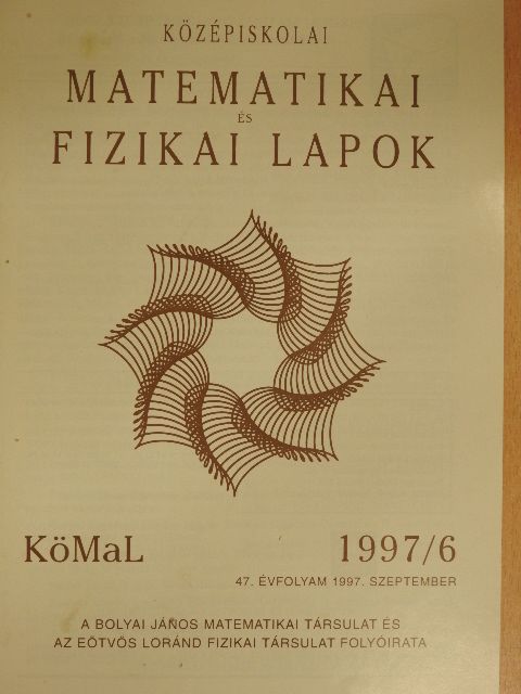 Bogdán Zoltán - Középiskolai Matematikai és Fizikai Lapok 1997. szeptember [antikvár]