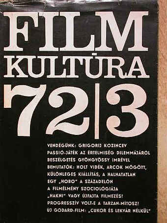 Bikácsy Gergely - Filmkultúra 1972. május-június [antikvár]