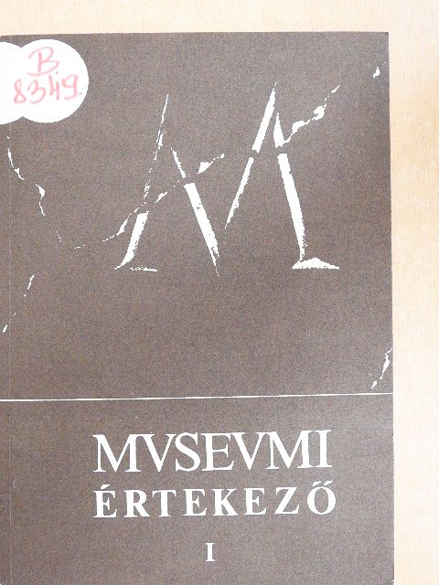 Horváth István - Museumi értekező I. [antikvár]