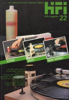 DARVAS LÁSZLÓ - Hifi magazin 22. 1986/3. [antikvár]