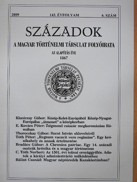 Bálint Csanád - Századok 2009/6.  [antikvár]
