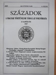 Bálint Csanád - Századok 2009/6.  [antikvár]