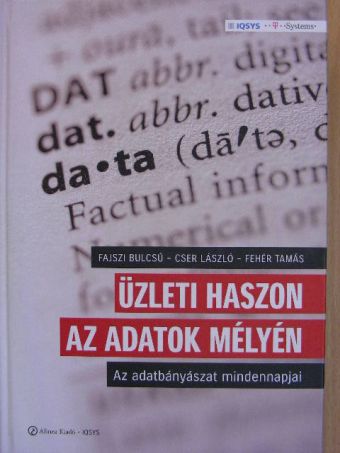 Cser László - Üzleti haszon az adatok mélyén [antikvár]