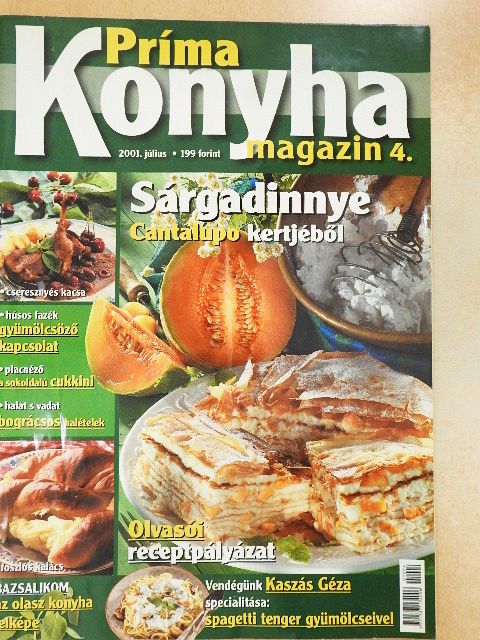 Príma Konyha Magazin 2001. július [antikvár]