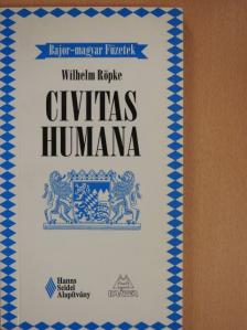 Wilhelm Röpke - Civitas Humana [antikvár]