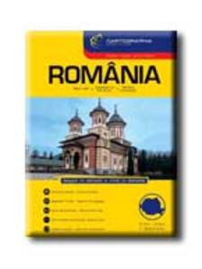 Cartographia - ROMÁNIA AUTÓATLASZA - CART. - "SC" - 1:300000 SPIRÁLOS