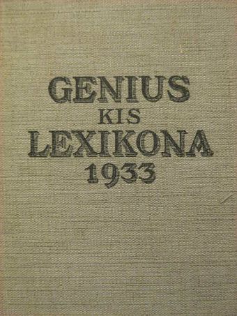 Genius kis lexikona [antikvár]