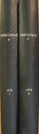 A. Agafonov - Tájékoztató a külföldi közgazdasági irodalomról 1976. I-II. ("A" sorozat) [antikvár]