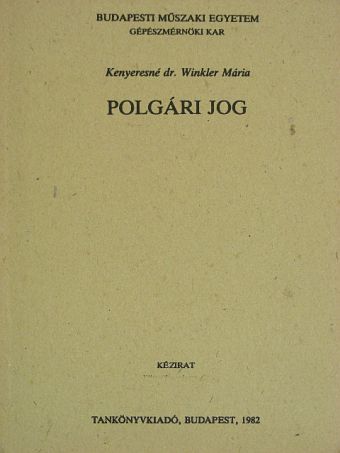 Kenyeresné dr. Winkler Mária - Polgári jog [antikvár]
