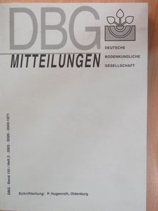 B. Meyer - Mitteilungen der Deutschen Bodenkundlichen Gesellschaft 102. [antikvár]