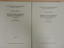 Antal László - Modern nyelvelméleti szöveggyűjtemény V/1-2. [antikvár]
