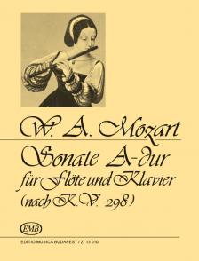 MOZART, W,A, - SONATE A-DUR FÜR FLÖTE UND KLAVIER (NACH KV 298)(HOMOLYA ISTVÁN)