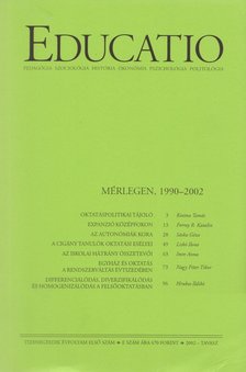 Kozma Tamás (szerk.) - Educatio 2002/1. [antikvár]