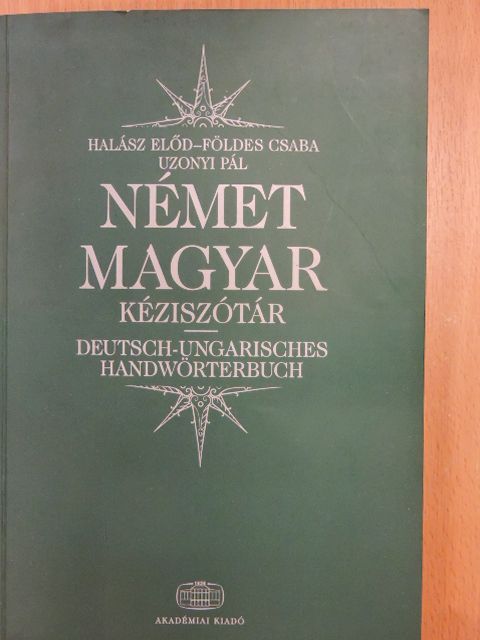 Földes Csaba - Német-magyar kéziszótár [antikvár]