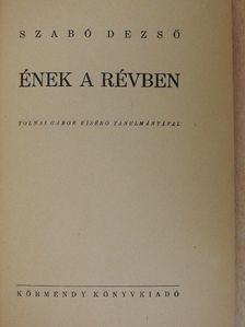 Szabó Dezső - Ének a révben [antikvár]