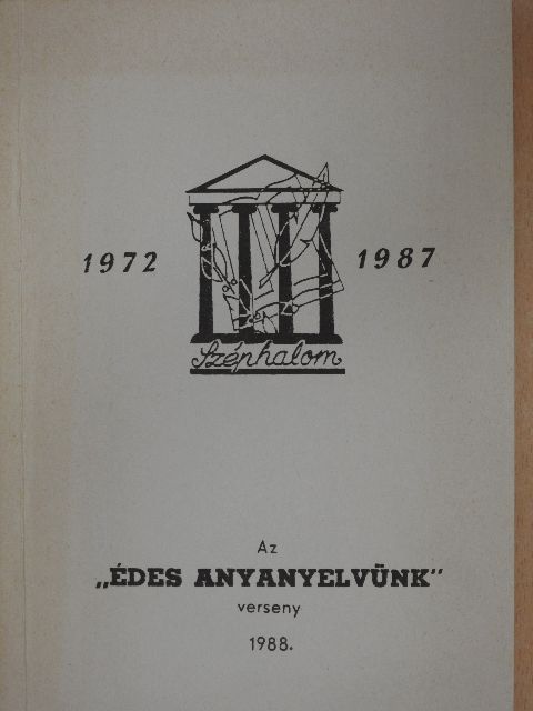 Dr. Kovács Dániel - Az "Édes anyanyelvünk" verseny [antikvár]