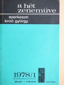 Boronkay Antal - A hét zeneműve 1978/1. [antikvár]