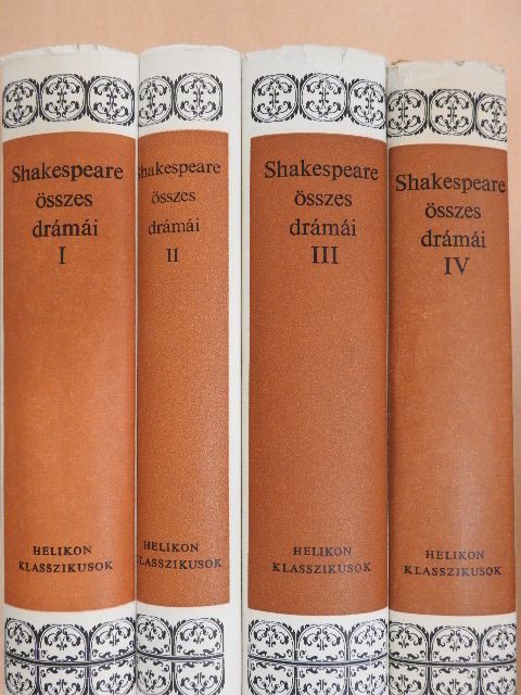 William Shakespeare - Shakespeare összes drámái I-IV. [antikvár]