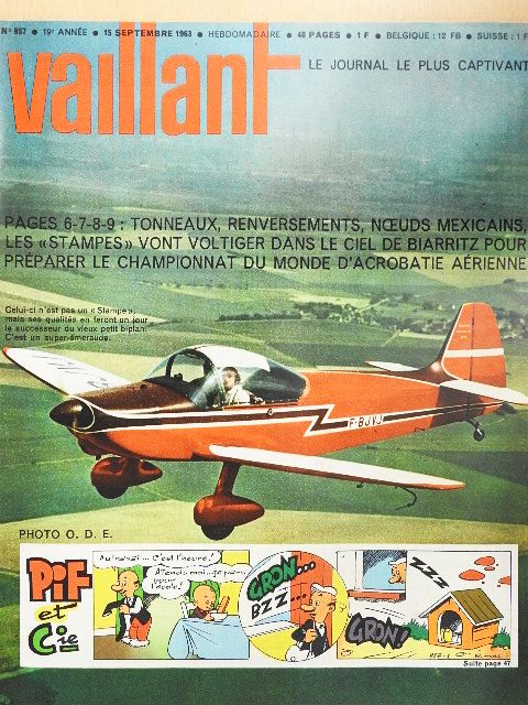 Jean Tabary - PIF Vaillant 15. Septembre 1963 [antikvár]