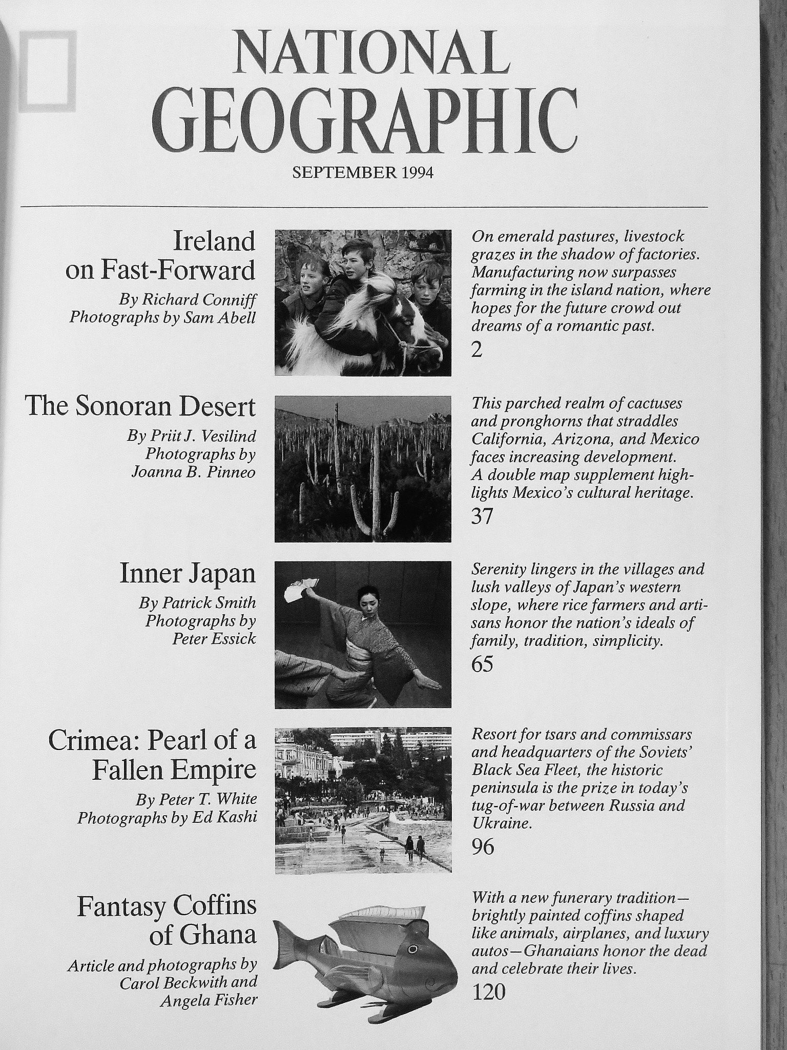 Patrick Smith - National Geographic September 1994 [antikvár]
