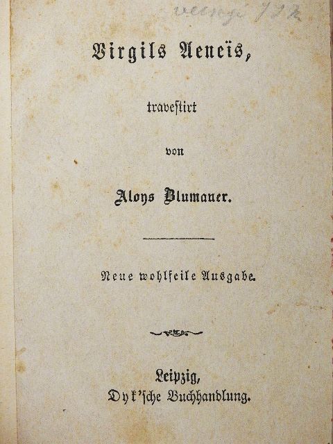 Vergilius - Virgils Aeneis (gótbetűs) [antikvár]
