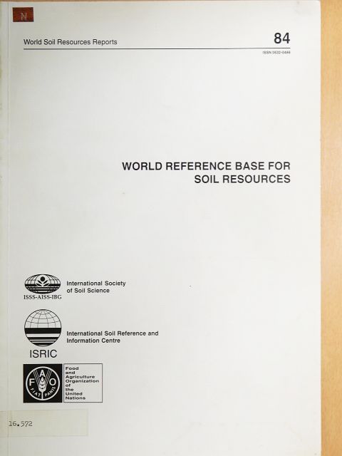 World Reference Base for Soil Resources [antikvár]