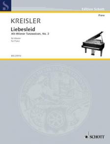 KREISLER, FRITZ - LIEBESLEID (ALT-WIENER TANZWEISEN, NO.2) FÜR KLAVIER