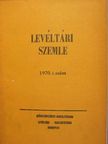 Borsa Iván - Levéltári Szemle 1970. január-április [antikvár]