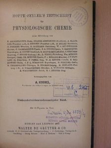 A. Ellinger - Hoppe-Seyler's Zeitschrift für Physiologische chemie CXXVII/1-6. [antikvár]