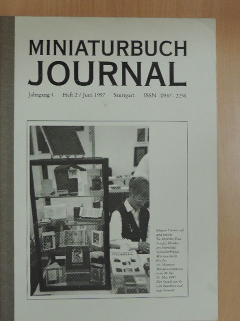 Erhard Walter - Miniaturbuch Journal 1997/2. [antikvár]