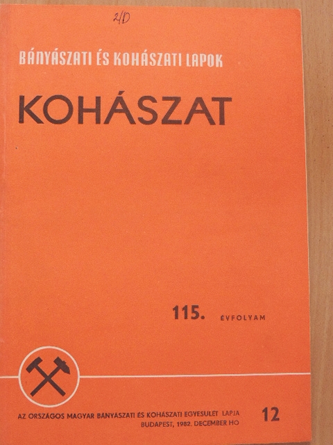 Bárczy Pál - Bányászati és Kohászati Lapok - Kohászat/Öntöde 1982. december [antikvár]