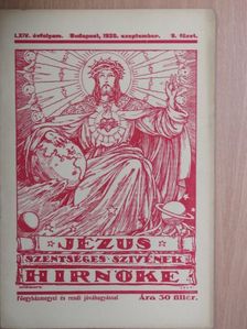 Dr. Erdey Ferenc - Jézus Szentséges Szivének Hirnöke 1930. szeptember [antikvár]