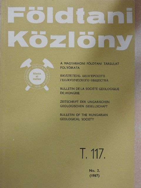 Budai Tamás - Földtani Közlöny 1987/2. [antikvár]