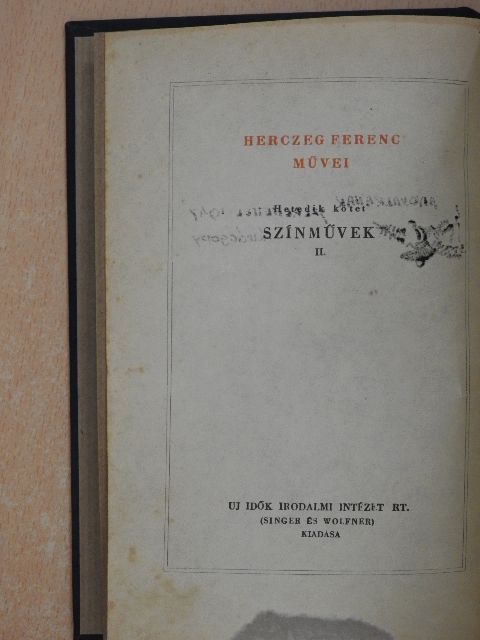 Herczeg Ferenc - Herczeg Ferenc művei VII. [antikvár]