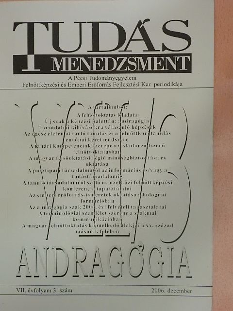 Bajusz Klára - Tudásmenedzsment 2006. december [antikvár]